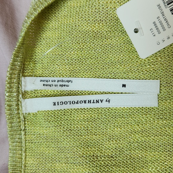 Anthropologie Sparkly Sheer Open Sleeve Tunic Top - Picture 7 of 12